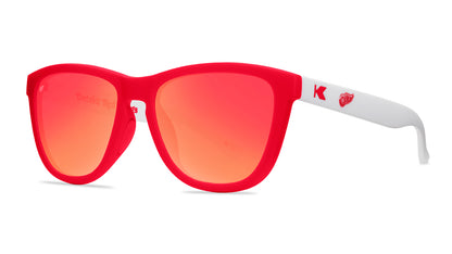 Knockaround Detroit Red Wings Sunglasses, Threequarter