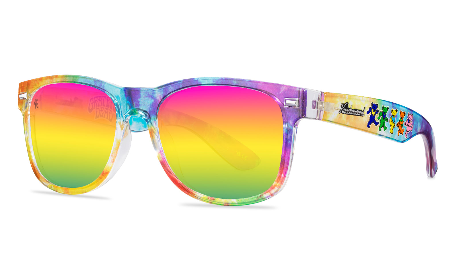 Knockaround Grateful Dead Dancing Bears Sunglasses, Threequarter