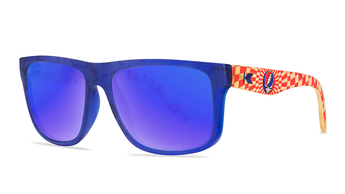 Knockaround Grateful Dead Steal Your Face Sunglasses, Threequarter