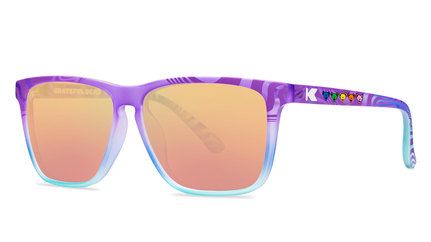 Grateful Dead Trippy Bears Fast Lanes Sunglasses, Threequarter