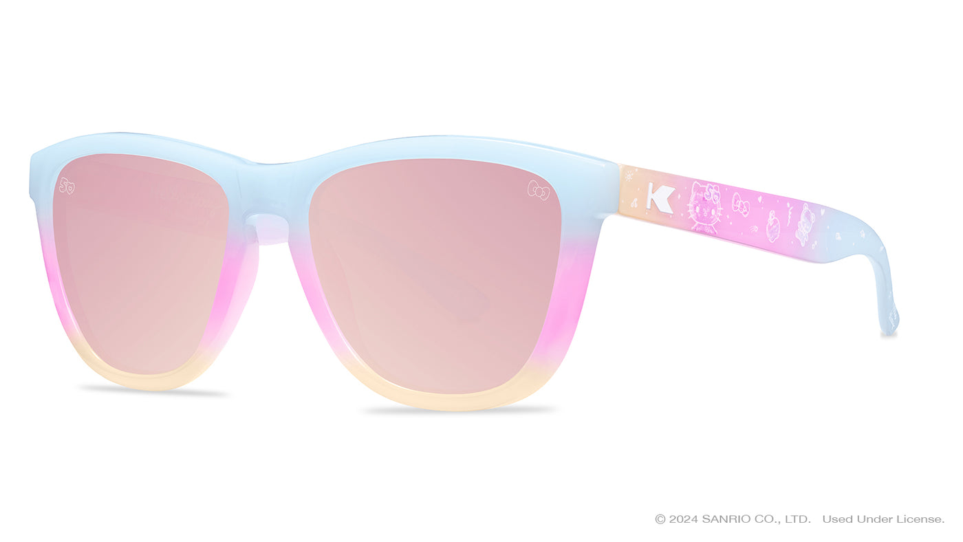 Knockaround and Hello Kitty 50th Anniversary Premiums Sunglasses, Threequarter