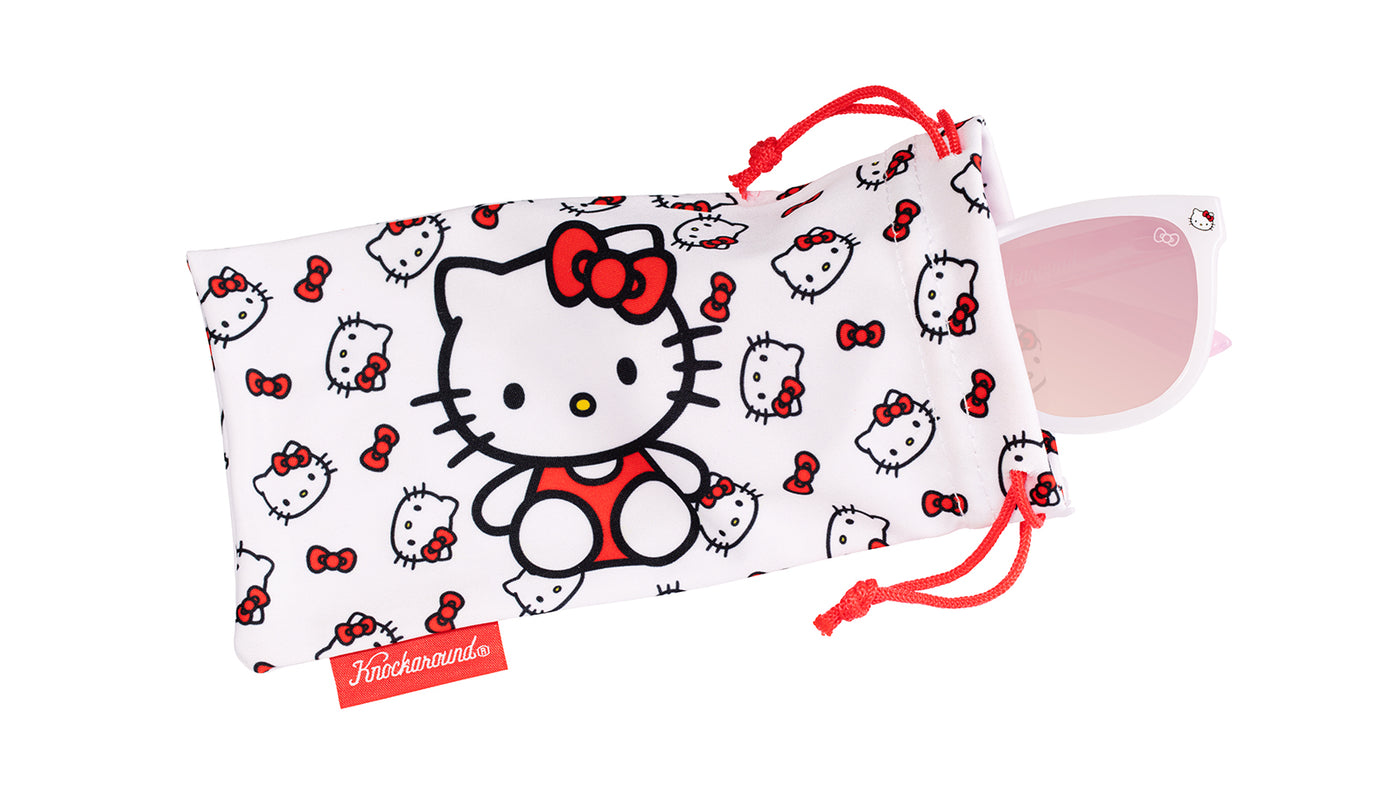 Knockaround and Hello Kitty Kids Premiums Sunglasses, Pouch