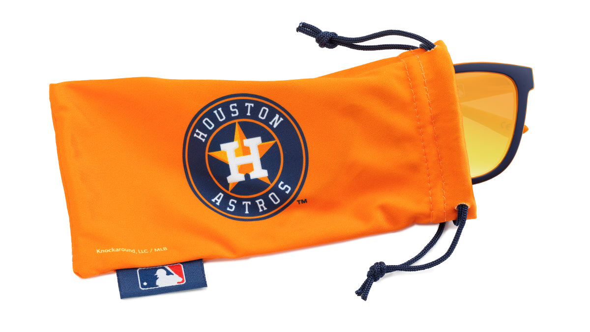 Knockaround and Houston Astros Sunglasses, Pouch