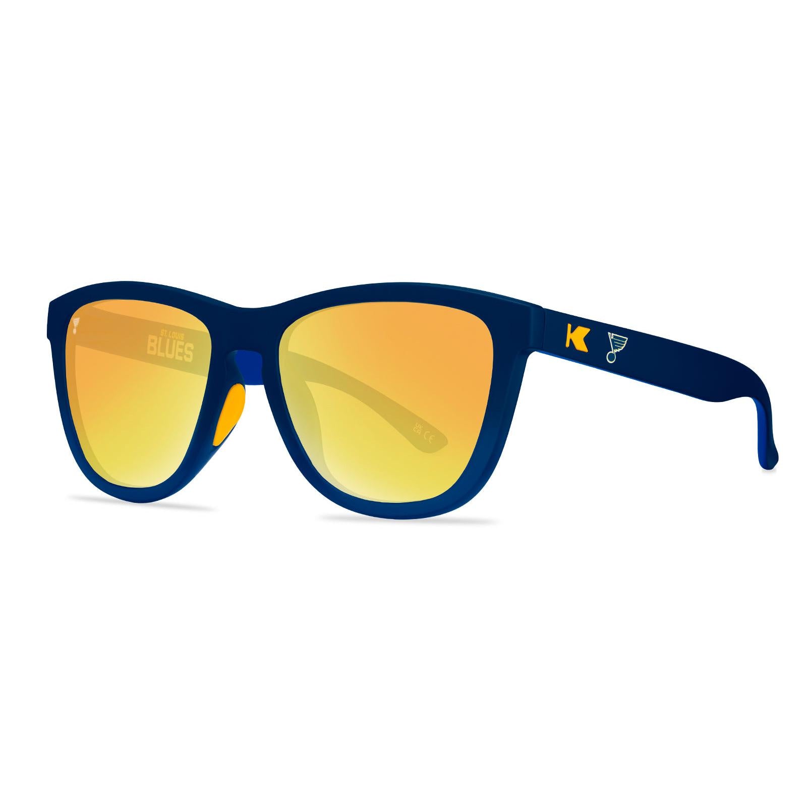 クラウンst ブルー　ゴールドリム St. Louis Blues Sunglasses - Knockaround.com