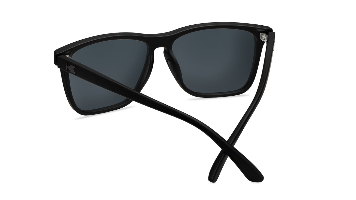 Knockaround and TRUE Fast Lanes Sport Black/Moonshot Sunglasses, Back