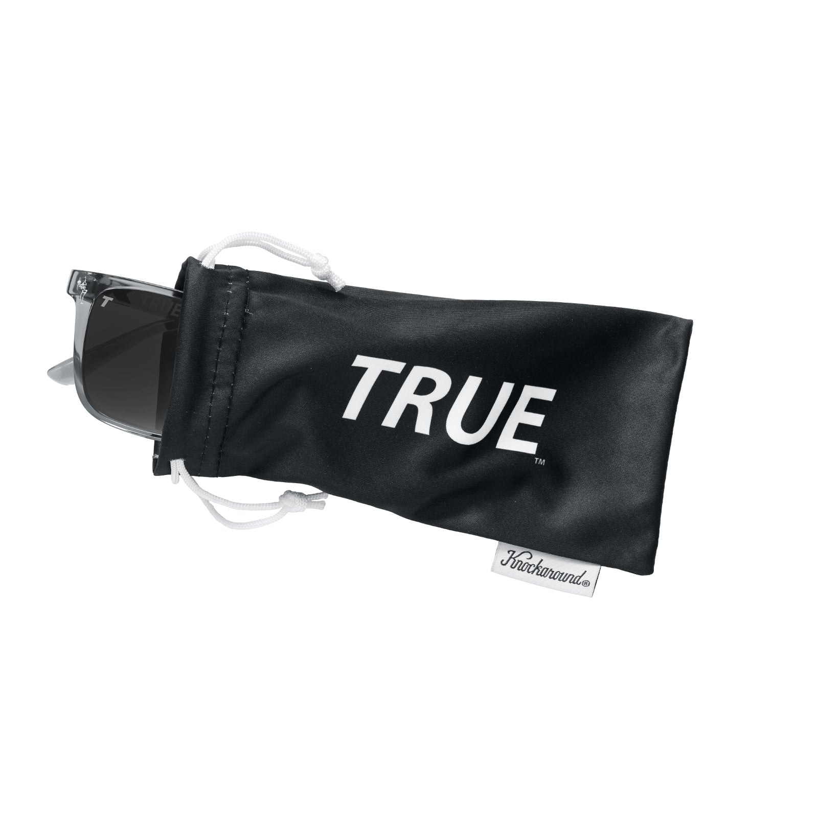 TRUE Dead Golfer Clear Grey / Smoke Fast Lanes Sport Sunglasses, Pouch