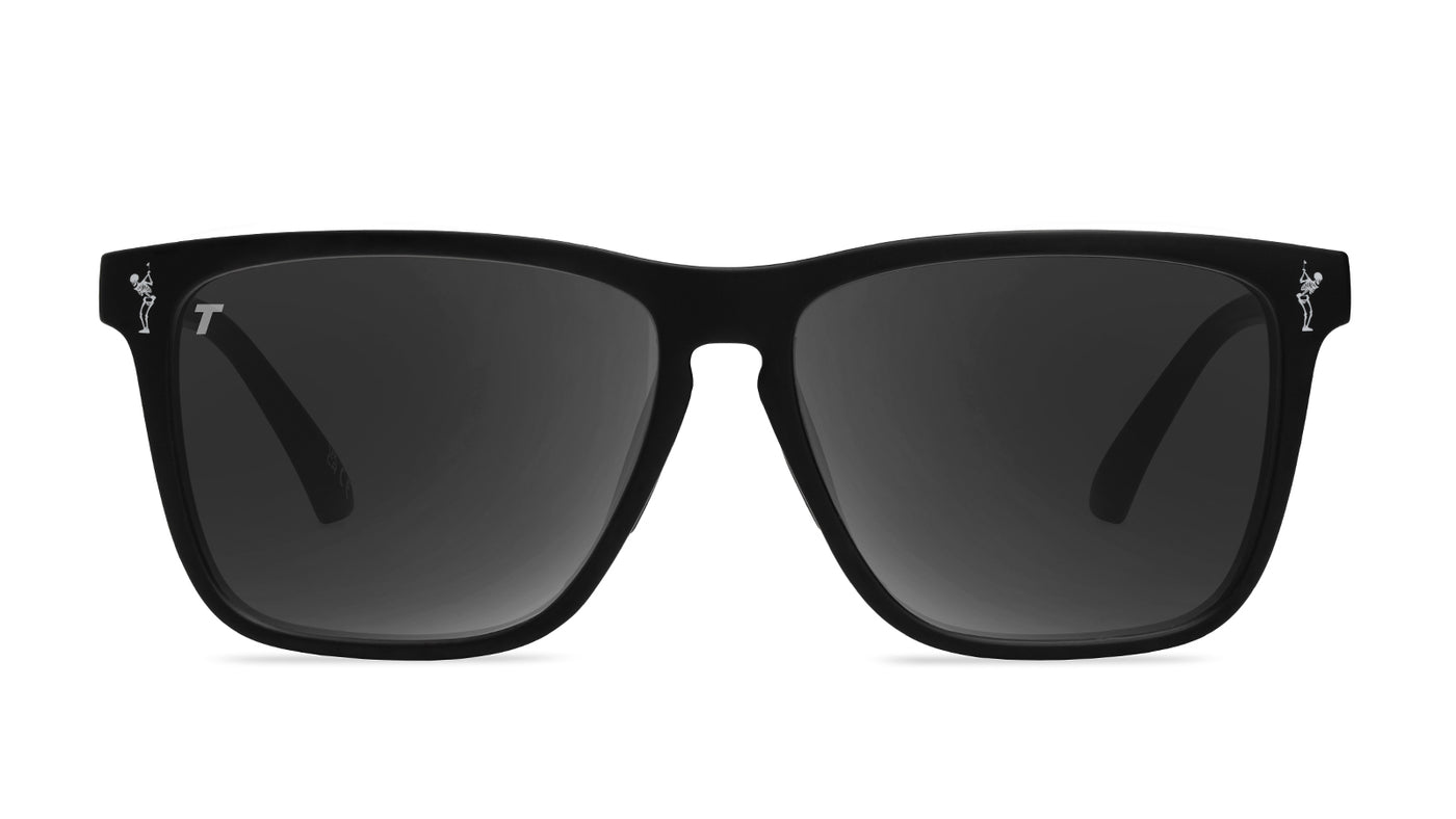 Knockaround and TRUE Fast Lanes Sport Black/Smoke Sunglasses,  Front