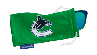 Knockaround Vancouver Canucks Sunglasses. Pouch