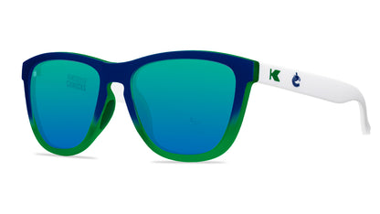 Knockaround Vancouver Canucks Sunglasses. Threequarter