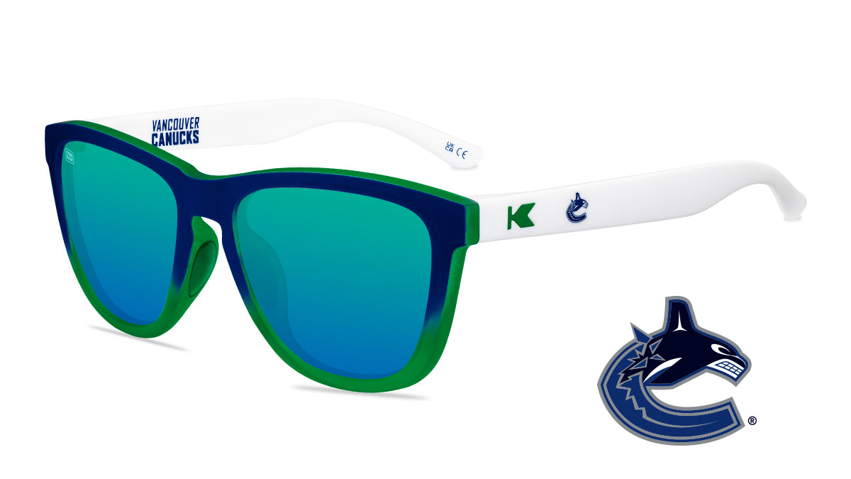 Knockaround Vancouver Canucks Sunglasses in White