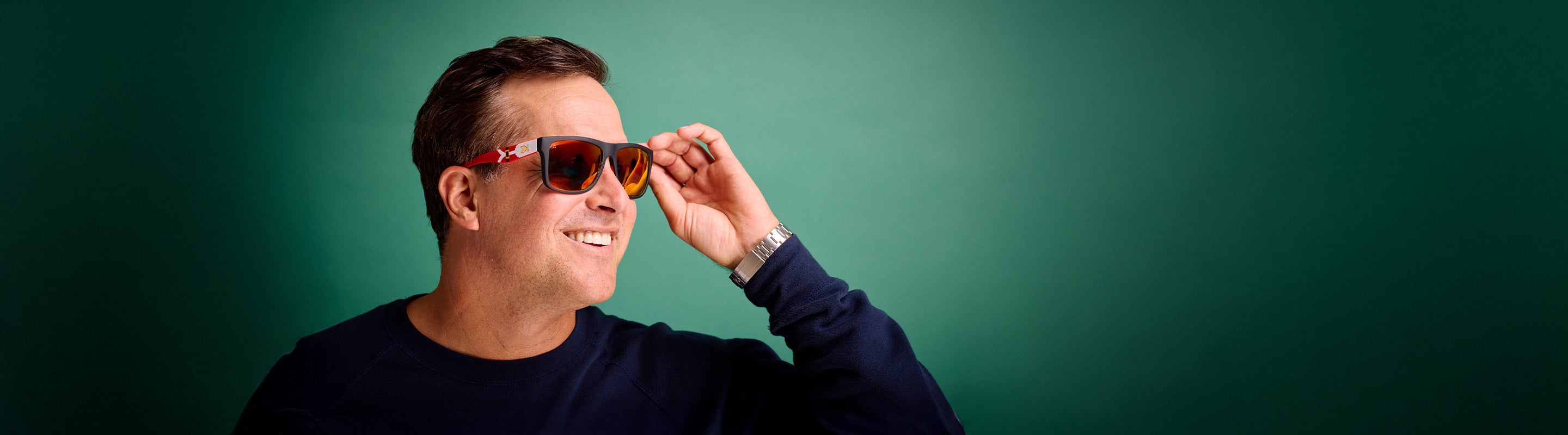 Men wearing Santa Claus Torrey Pines Sport Sunglasses