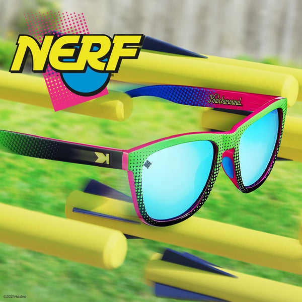 Nerf Premiums Sport Sunglasses - Blue Tinted Lenses