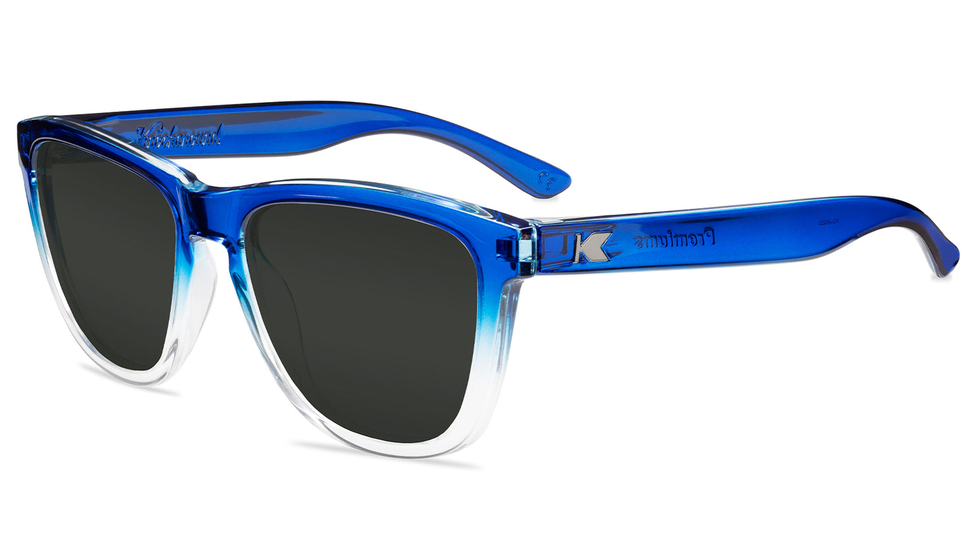 Blue Obsidian Premiums Prescription Sunglasses with Grey Lens, Flyover