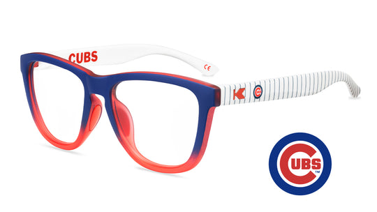 Chicago Cubs Premiums Sport Prescription Sunglasses with Clear Lens, Flyover