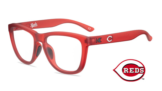 Cincinnati Reds Premiums Sport Prescription Sunglasses with Clear Lens, Flyover