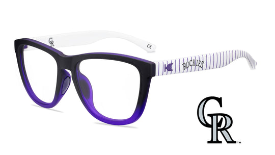 Colorado Rockies Premiums Sport Prescription Sunglasses with Clear Lens, Flyover