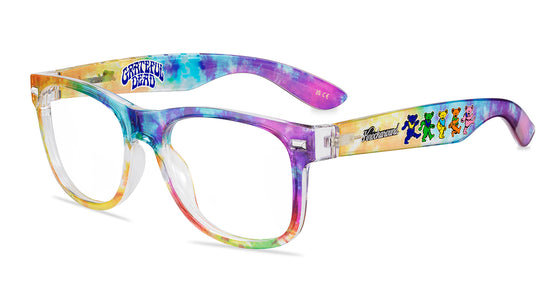 Grateful Dead Dancing Bears Fort Knocks Prescription Eyeglasses with Clear Lens, Flyover