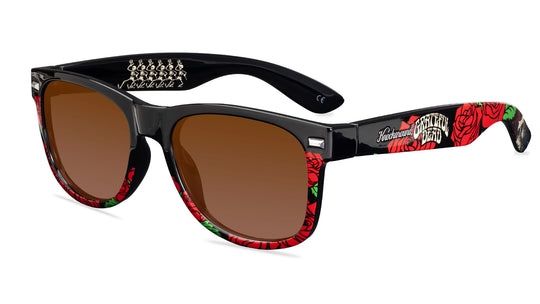 Grateful Dead Roses Fort Knocks Prescription Eyeglasses with Brown Lens, Flyover