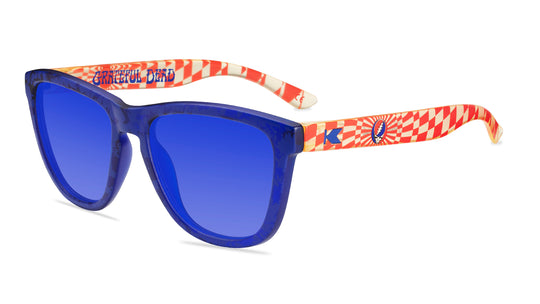 Grateful Dead Steal Your Face Premiums Prescription Eyeglasses with Blue Lens, Flyover