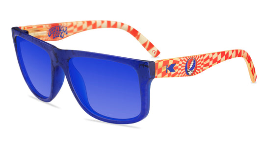 Grateful Dead Steal Your Face Torrey Pines Prescription Eyeglasses with Blue Lens, Flyover