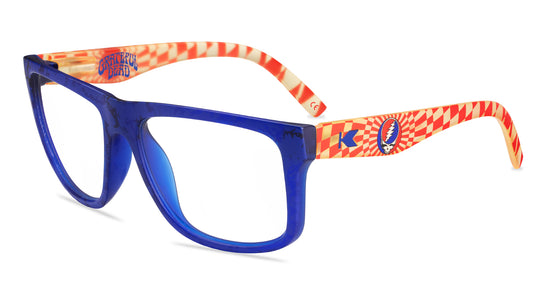 Grateful Dead Steal Your Face Torrey Pines Prescription Eyeglasses with Clear Lens, Flyover