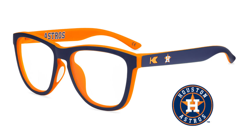 Houston Astros Premiums Sport Prescription Sunglasses with Clear Lens, Flyover