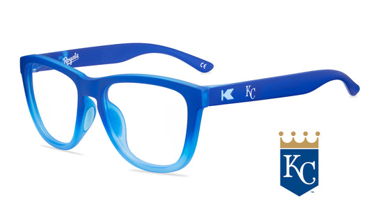 Kansas City Royals Premiums Sport Prescription Sunglasses with Clear Lens, Flyover
