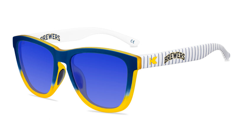 Milwaukee Brewers Premiums Sport Prescription Sunglasses with Blue Lens, Flyover