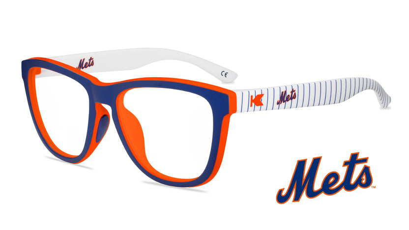New York Mets Premiums Sport Prescription Sunglasses with Clear Lens, Flyover