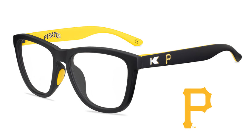 Pittsburgh Pirates Premiums Sport Prescription Sunglasses with Clear Lens, Flyover