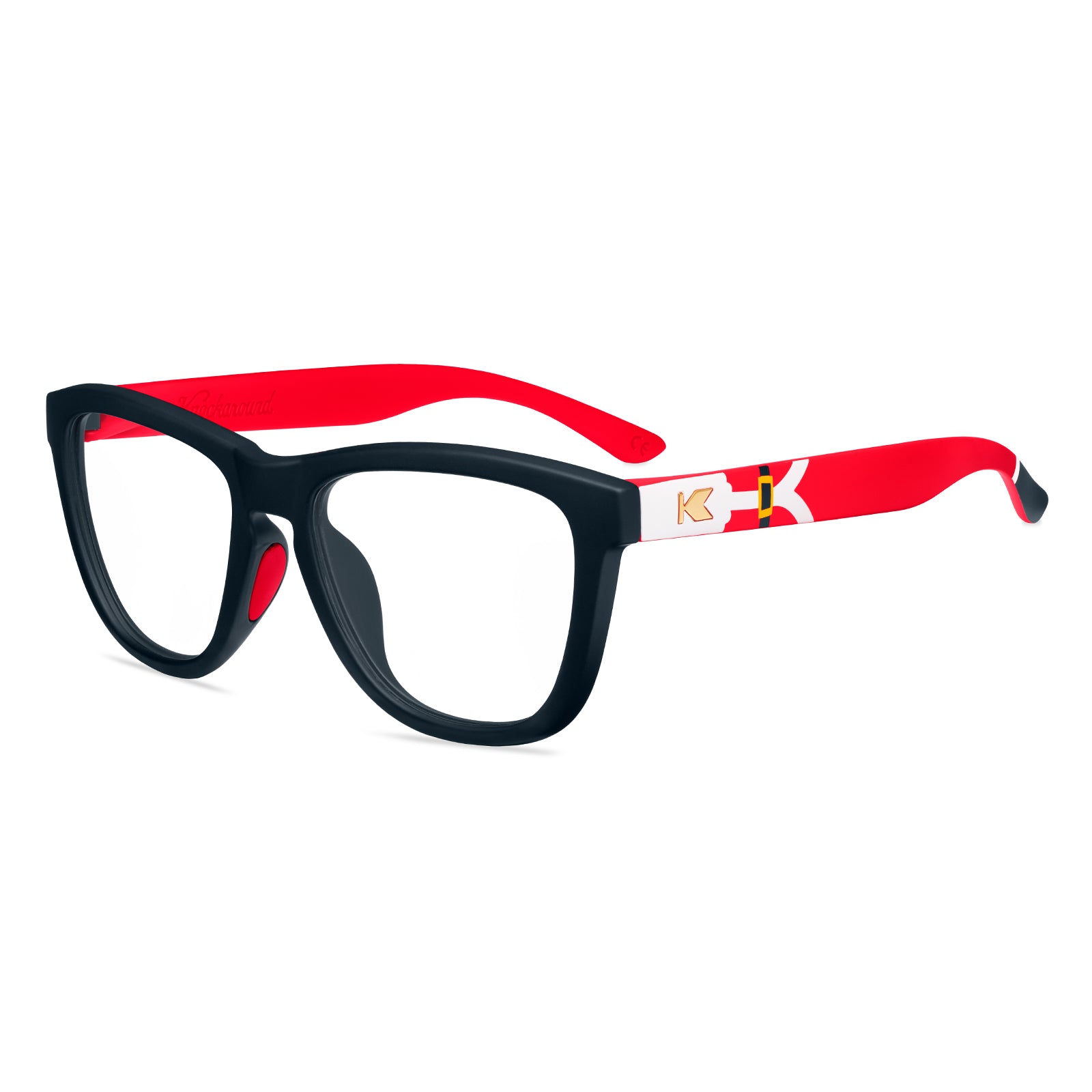 Santa Claus Premiums Sport Rx sunglasses with Clear Lens, Flyover