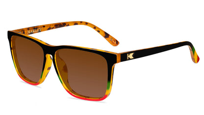 Bob Marley Fast Lanes Prescription Sunglasses with Brown Lens, Flyover