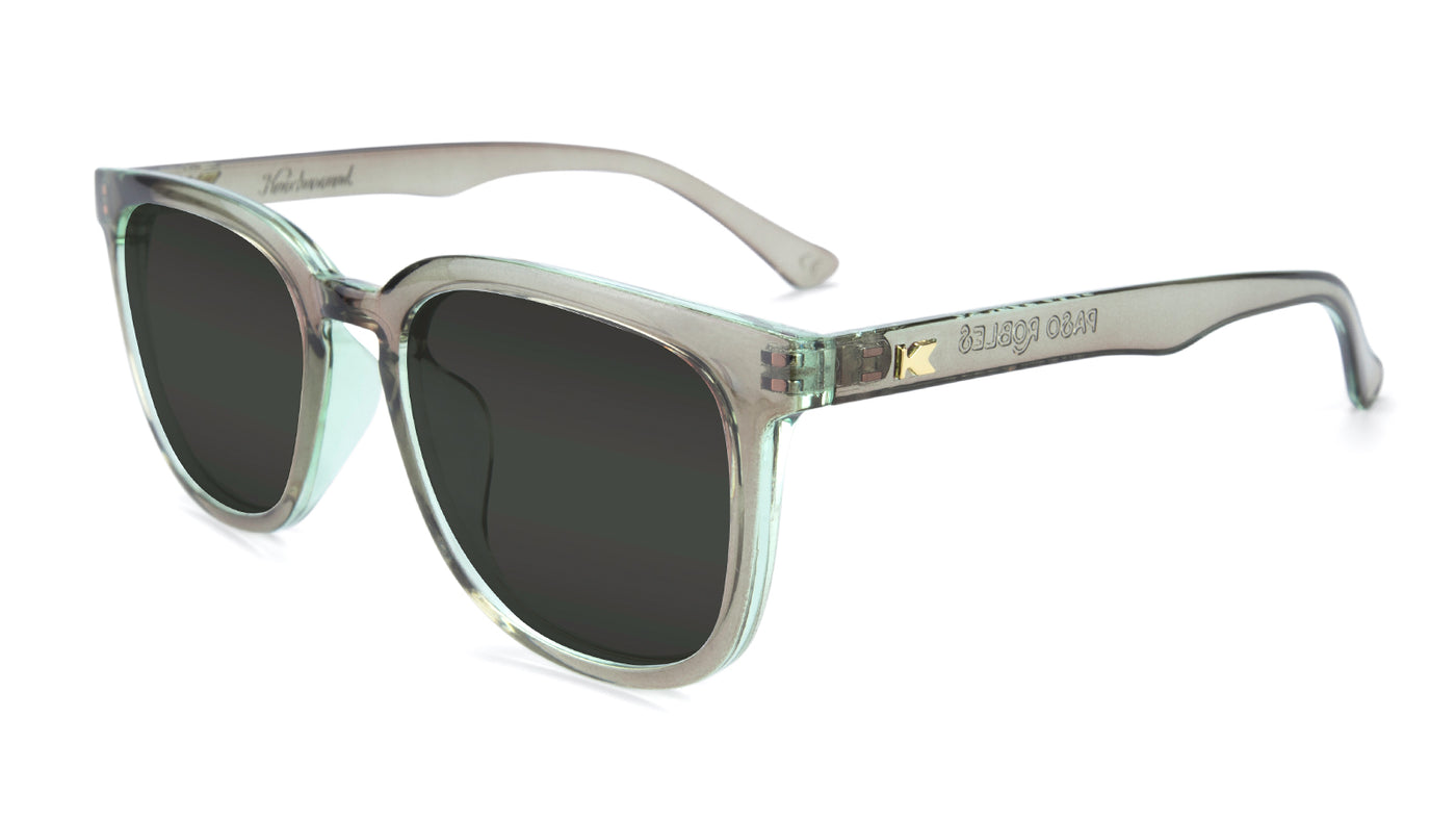 Aged Sage Paso Robles Prescription Sunglasses with Grey Lens, Flyover 