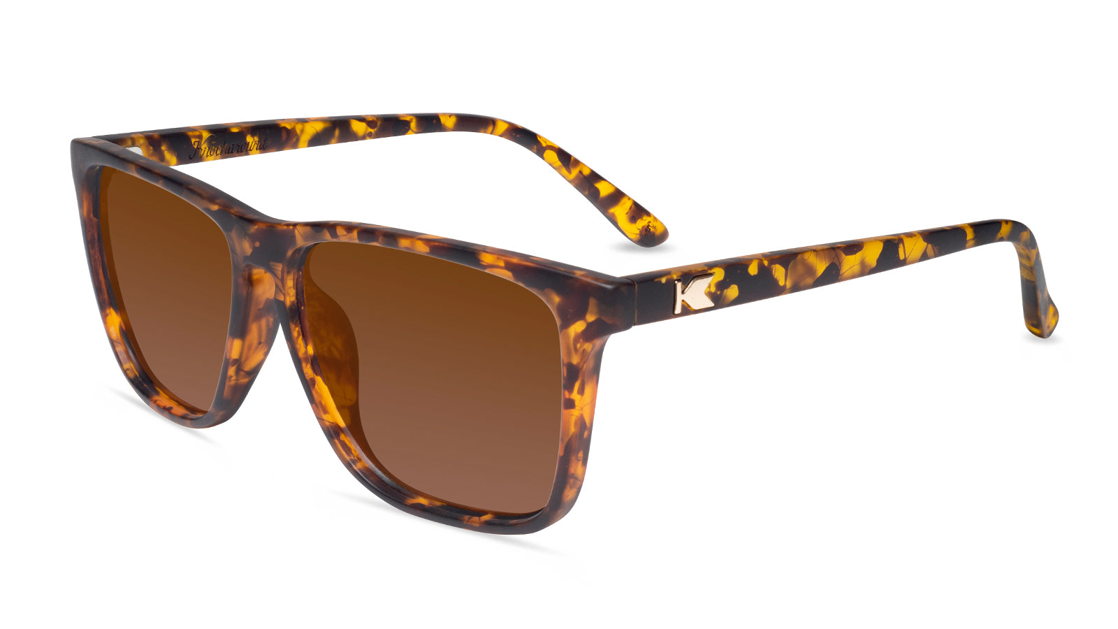 Amber Ink Fast Lanes Prescription Sunglasses with Brown Lens, Flyover 