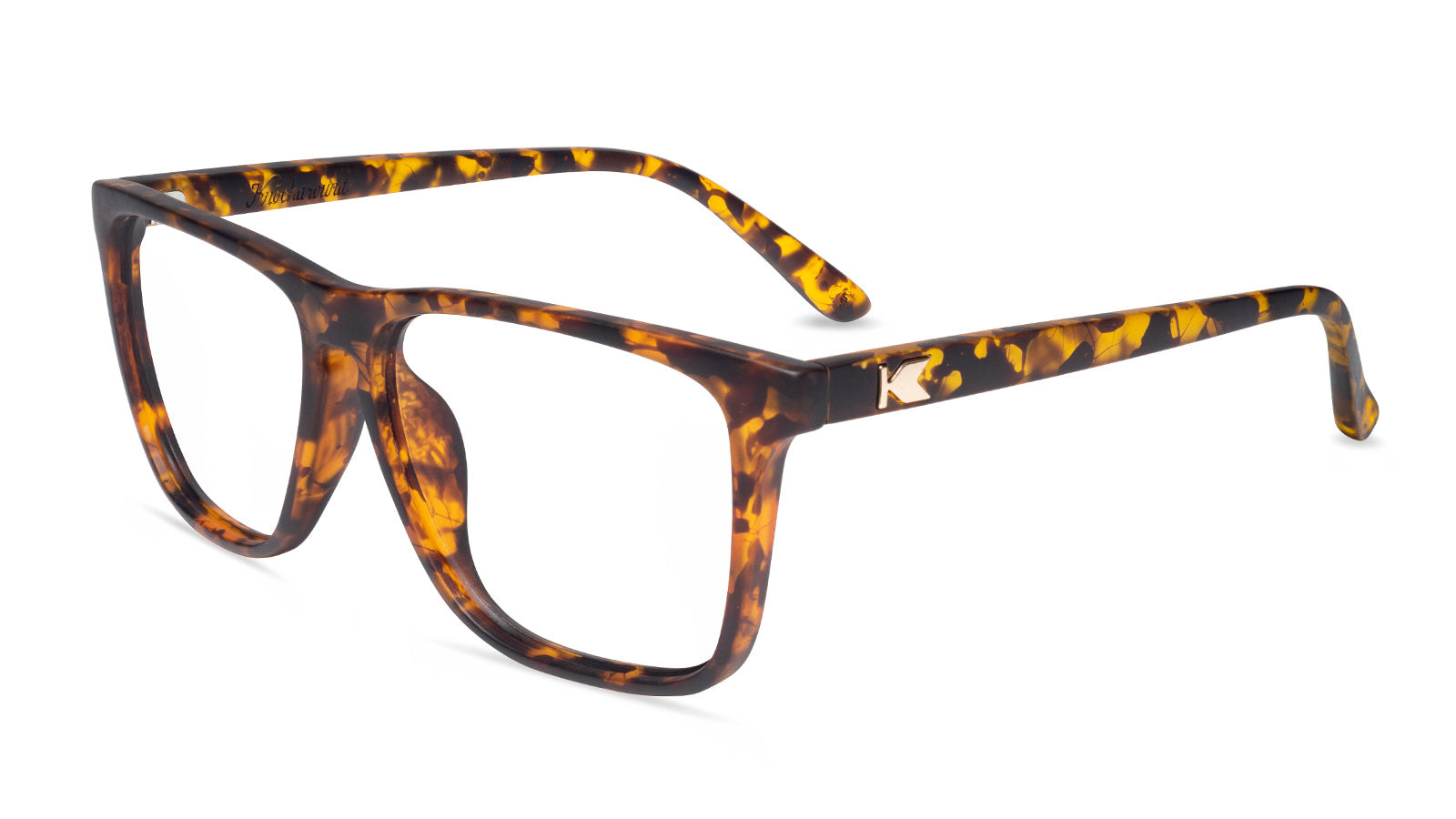 Amber Ink Fast Lanes Prescription Sunglasses with Clear Lens, Flyover 