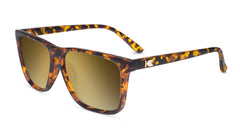 Amber Ink Fast Lanes Prescription Sunglasses with Gold Lens, Flyover 