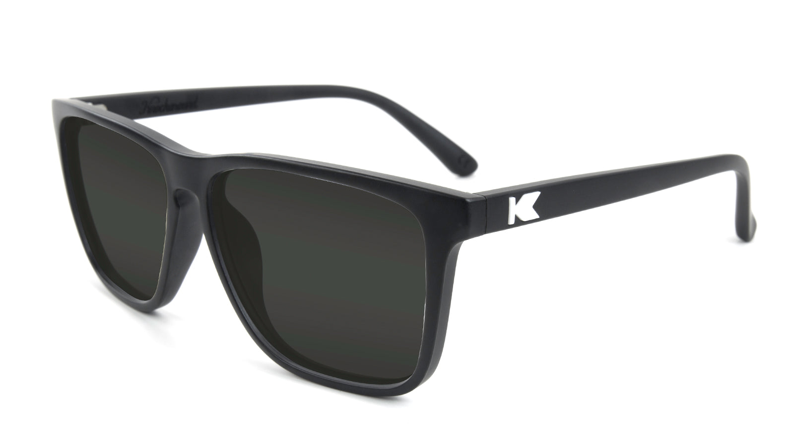 Matte Black Fast Lanes Prescription Sunglasses with Grey Lens, Flyover