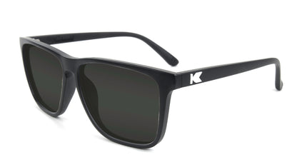 Matte Black Fast Lanes Prescription Sunglasses with Grey Lens, Flyover