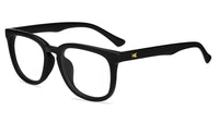 Black Gold Paso Robles Prescription Sunglasses with Clear Lens, Flyover