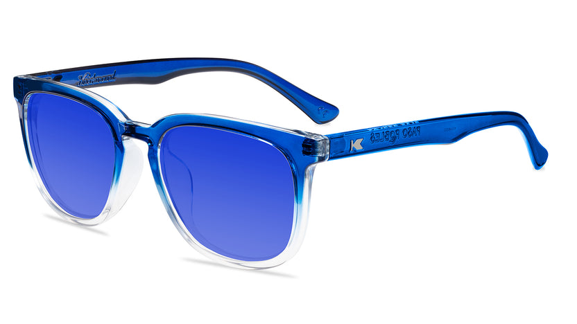 Blue Obsidian Paso Robles Prescription Sunglasses with Blue Lens, Flyover