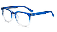 Blue Obsidian Paso Robles Prescription Sunglasses with Clear Lens, Flyover