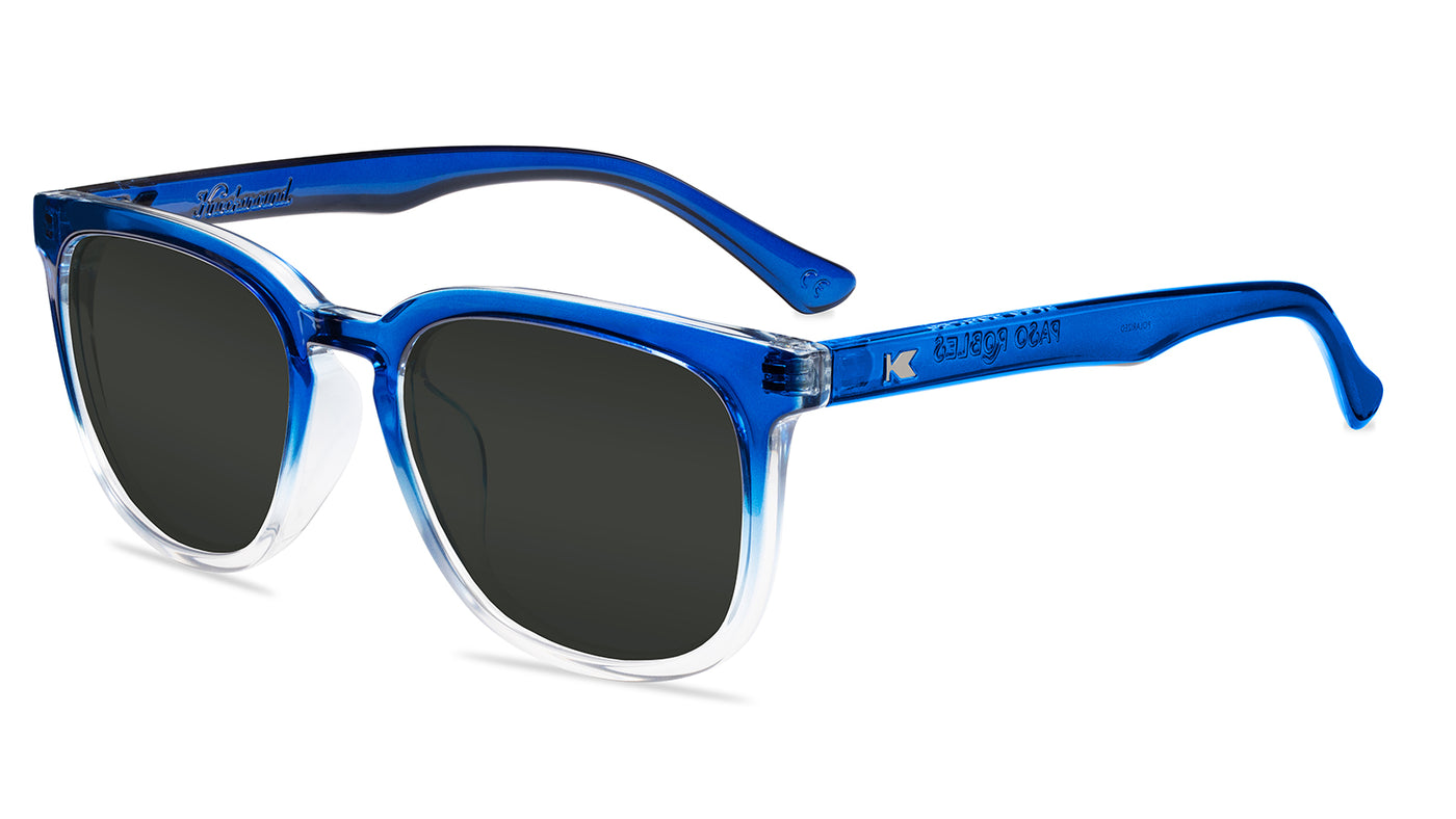 Blue Obsidian Paso Robles Prescription Sunglasses with Grey Lens, Flyover