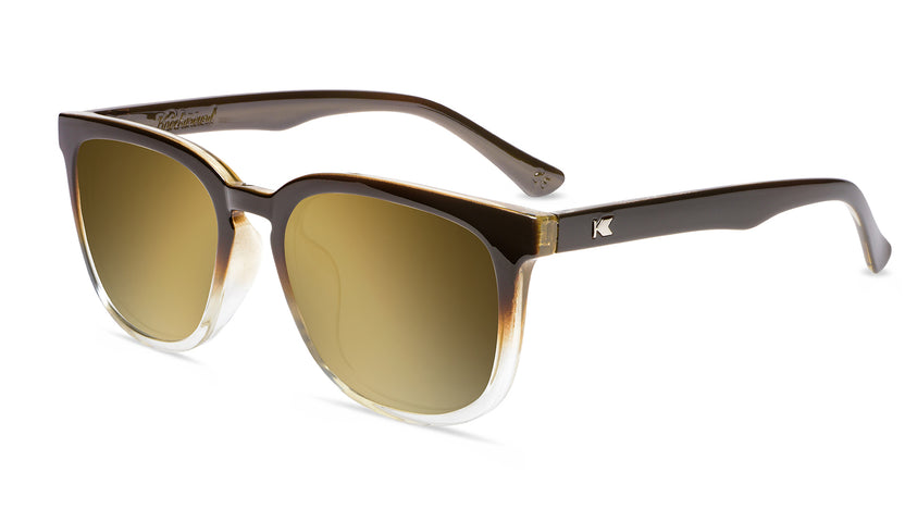 Brookbed Paso Robles Prescription Sunglasses with Gold Lens, Flyover
