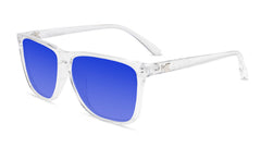 Clear Fast Lanes Prescription Sunglasses with Blue Lens, Flyover 