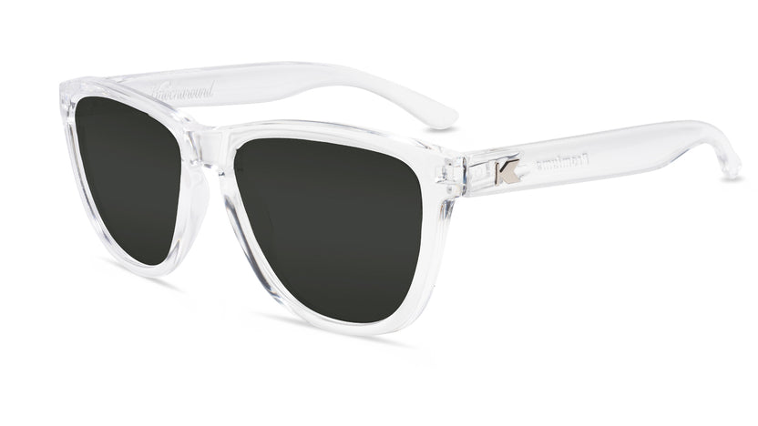 Clear Premiums Prescription Sunglasses with Grey Lens, Flyover 