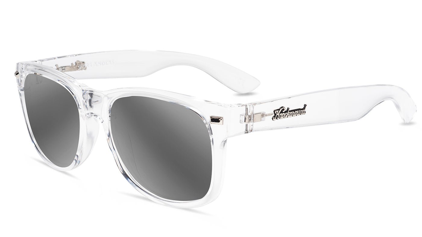Clear Fort Knocks Prescription Sunglasses with Silver  Lens, Flyover