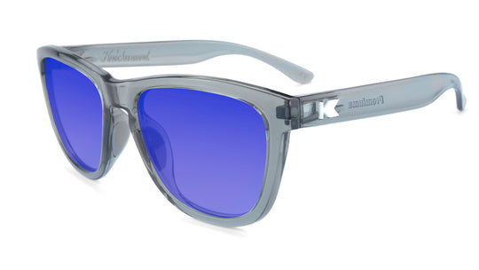 Clear Grey Premiums Sport Prescription Sunglasses with Blue  Lens, Flyover 
