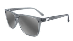 Clear Grey Fast Lanes Sport Prescription Sunglasses with Silver Lens, Flyover 