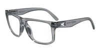 Clear Grey Torrey Pines Sport Prescription Sunglasses with Clear Lens, Flyover