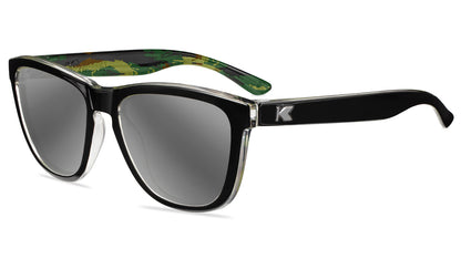 Covert Ops Premiums Prescription Sunglasses with Silver Lens, Flyover
